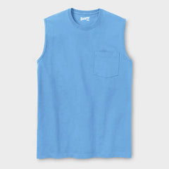 Men's Longtail T Standard Fit Sleeveless Pocket Crew